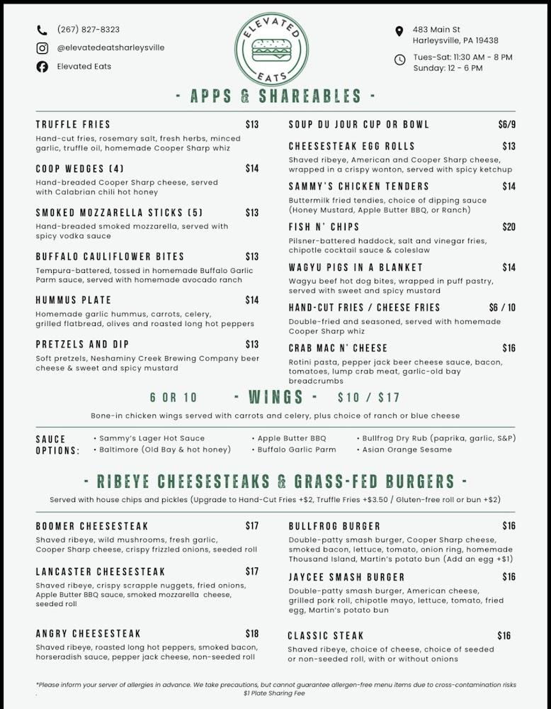 Elevated Eats Menu image 2